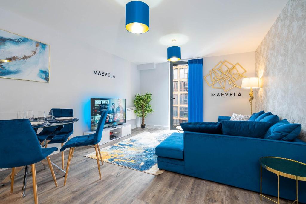 Apartamento MAEVELA Apartments - ULTRA High-End New Build Apartment ✪ City Centre, Digbeth ✓ With JULIET BALCONY - ROOFTOP TERRACE - PS4 & Smart TV's