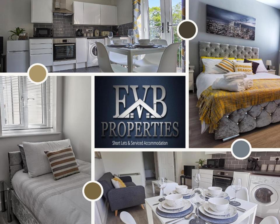 Apartamento Spireview 2 Bedroom Apartment EVB Properties Short Lets & Serviced Accommodation ,Titanic City- Southampton