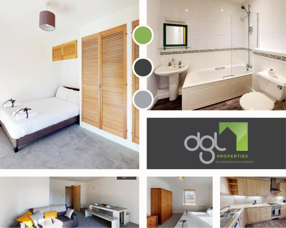 Apartamentos 2 Bedroom Apartment dgl Serviced Accommodation Southampton City Centre