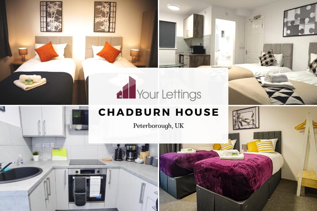 Casa o chalet Contractor House - Beautifully decorated 4 en-suite bedrooms - Chadburn House by Your Lettings Peterborough