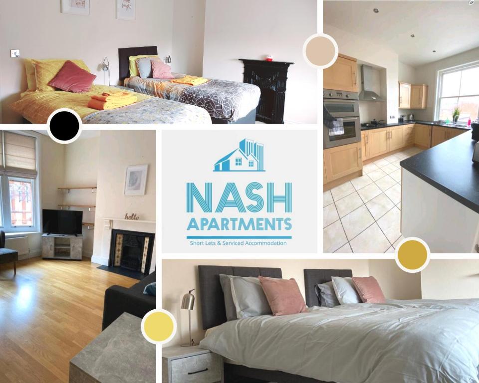 Apartamento Nash Apartments Short Term Lets & Serviced Accommodation Reading - 2 Bedroom City-View Apartment