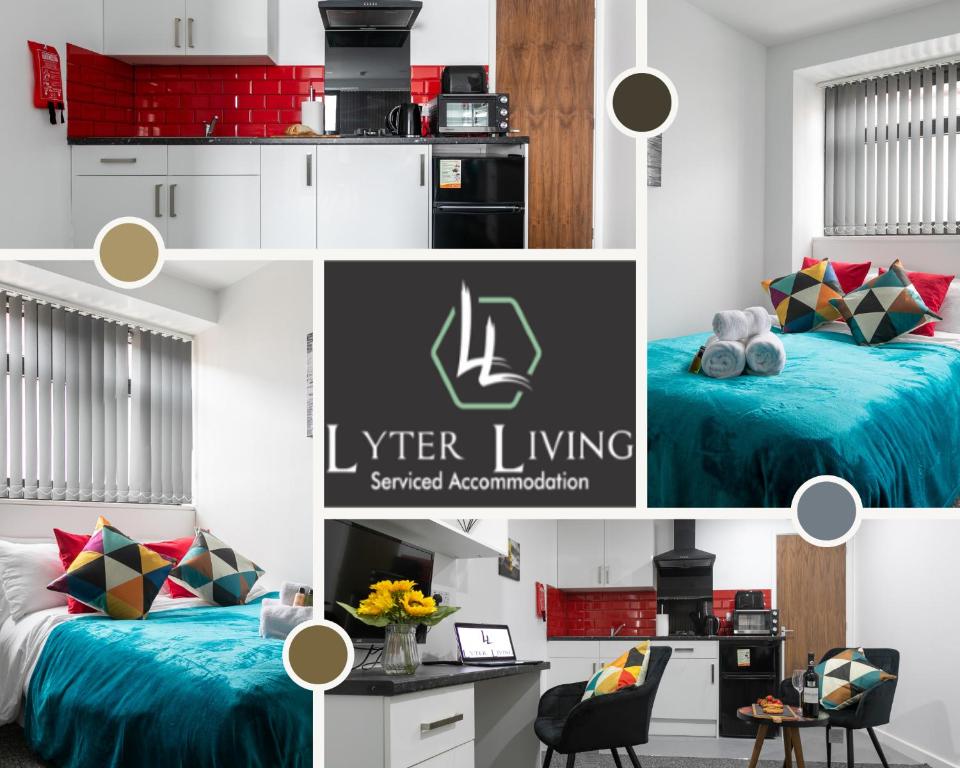 Apartamentos 1 Bedroom Studio Apartment by Lyter Living Short Lets Serviced Accommodation Leicester with Wifi