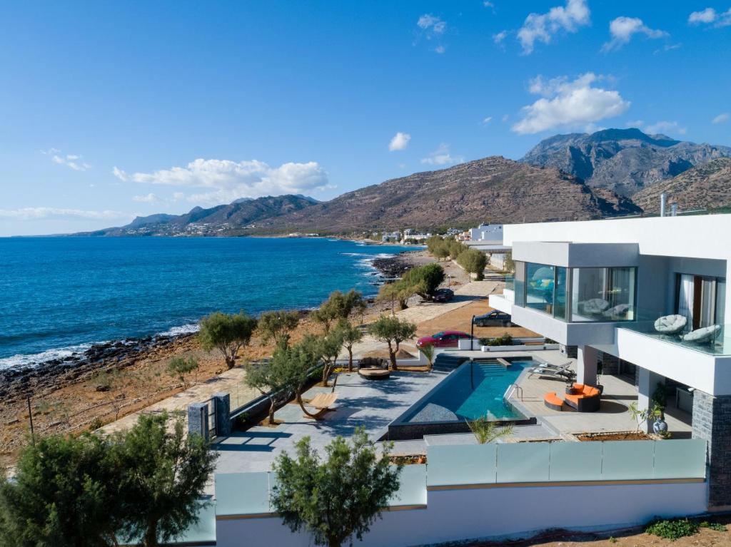 Villas Seafront Luxury Moonlight Villa in South East Crete with Breathtaking Views