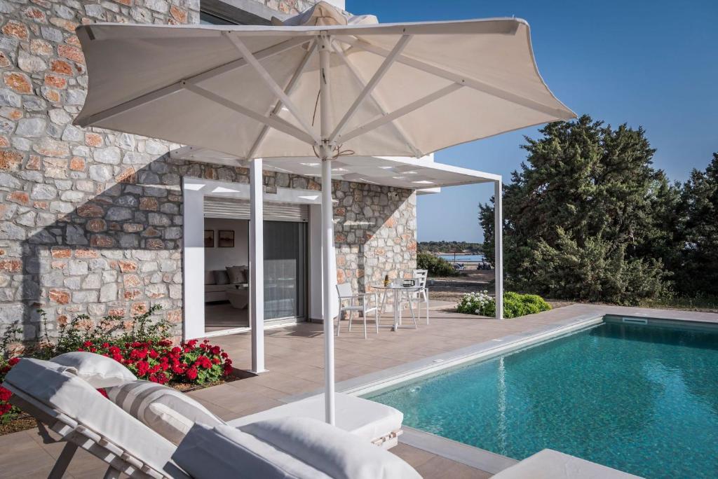 Villa Beachfront Crete Villa Villa Ammos 1 Bedroom Private Pool Grammeno