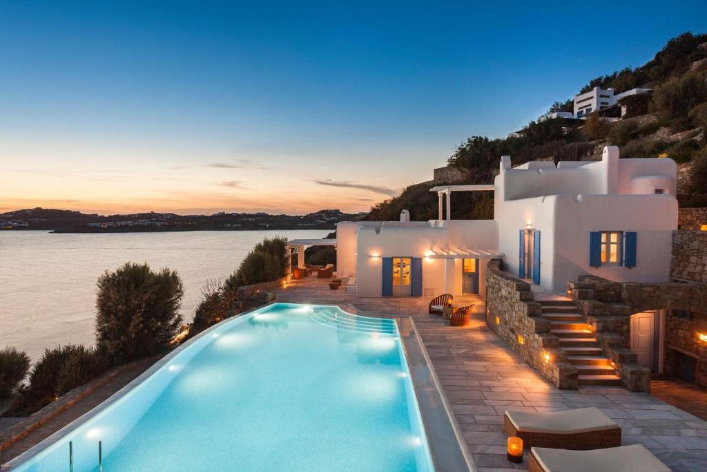 Villa Excellent Mykonos Villa Villa Pinto 5 Bedrooms Stunning Sea Views Psarrou